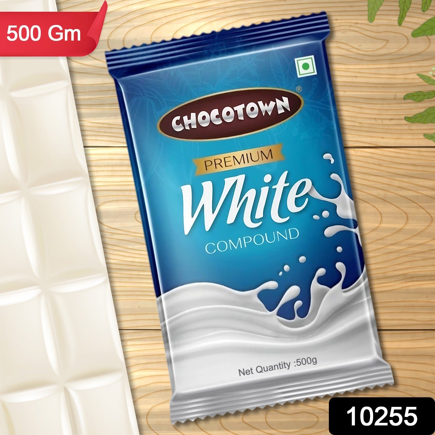 Chocotown Premium White Choco Compound Slab 500gm Chocotown Premium White Choco Compound Slab 500gm